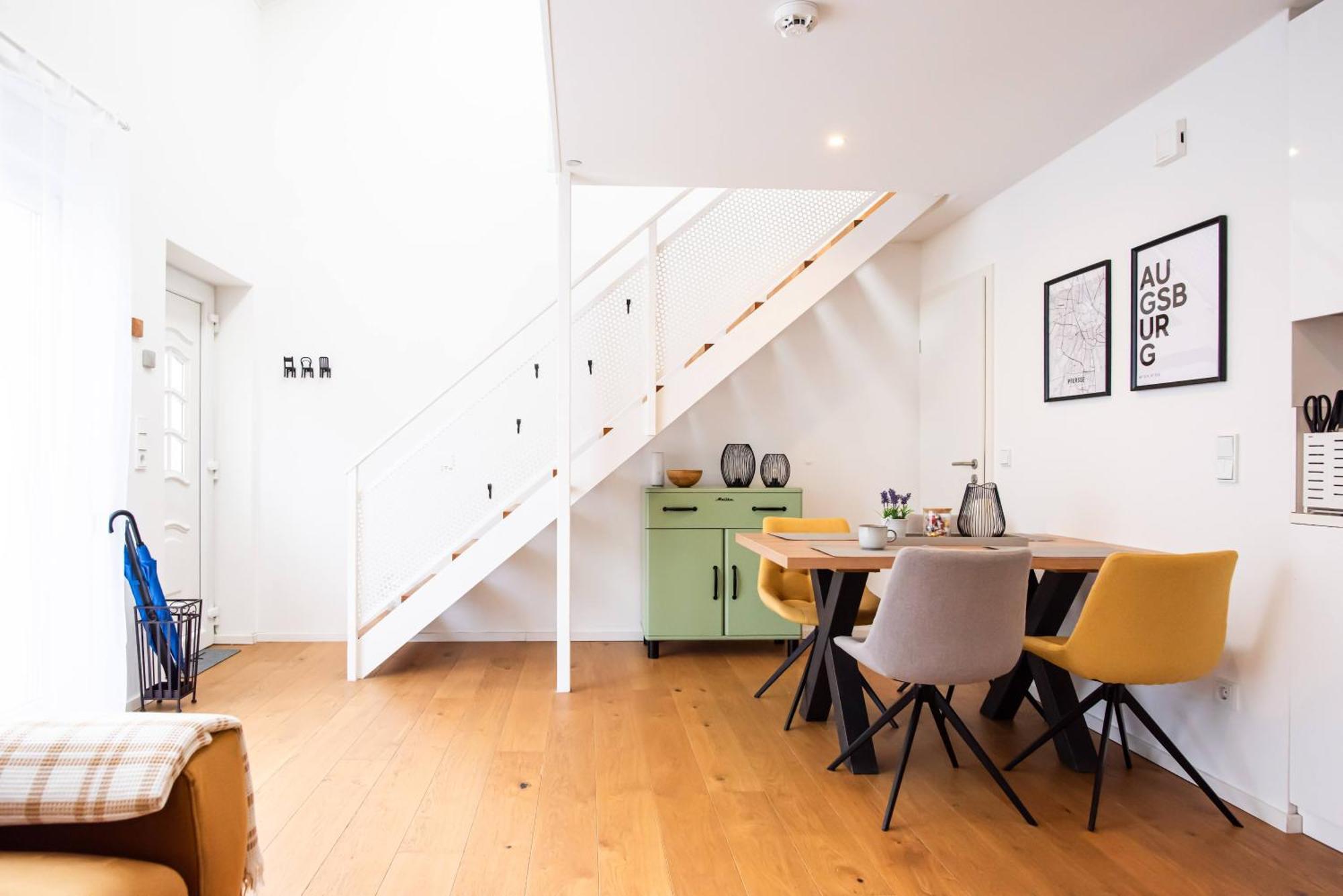 Loftartige Wohnung In Augsburg-Pfersee Luaran gambar